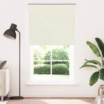 vidaXL Store enrouleur occultant blanc cassé 120x210 cm largeur tissu