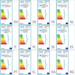 vidaXL Plafonnier avec 6 projecteurs E14 Noir et cuivre