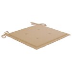 vidaXL Chaises de jardin avec coussins lot de 2 Bois d'acacia massif