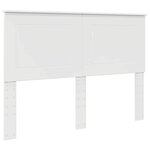 vidaXL Tête de lit Blanc brillant 160 cm Bois d'ingénierie
