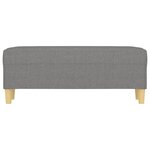vidaXL Banc Gris foncé 100x35x41 cm Tissu