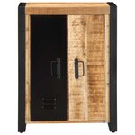 vidaXL Buffet 55x35x70 cm bois de manguier brut massif