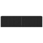 vidaXL Meubles TV 2 pièces Chêne noir 160 x 30 x 41 cm Bois d'ingénierie