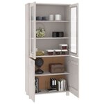 vidaXL Buffet HAMAR Bois massif de pin Blanc