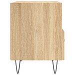 vidaXL Tables de chevet 2 Pièces chêne sonoma 40x35x47 5 cm