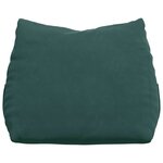 vidaXL Coussin de Dos Vert foncé 60 x 20 x 50 cm
