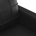 vidaXL Fauteuil Noir 60 cm Similicuir