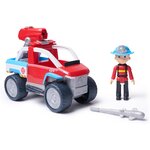 Spin Master 6073897 - PAW Patrol - Fire Rescue - Ryder avec véhicule de secours