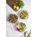 Bols salade pla compostables série 185 - lot de 300 - vegware - pla