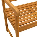 vidaXL Banc extérieur Naturel 150 x 55 5 x 90 cm Bois d'Acacia Massif