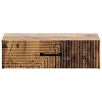 vidaXL Table d'appoint murale 59 x 34 5 x 17 cm Bois d'ingénierie