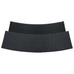 vidaXL Ensemble de bar de jardin avec coussins 5 Pièces Noir