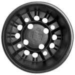 vidaXL Pot à fleurs 100 Pièces Noir Ø 15 x 13 cm Plastique