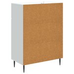 vidaXL Buffet Blanc 66 x 34 5 x 89 5 cm Bois d'ingénierie