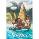 Carte anniversaire disney vaiana et maui - draeger paris