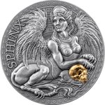 SPHINX The Great Greek Mythology 1 Once Argent Monnaie 1000 Francs Cameroon 2024