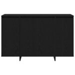 vidaXL Buffet Chêne noir 120 x 41 x 75 cm Bois d'ingénierie