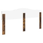 vidaXL Tête de lit Chêne fumé 180 cm Bois d'ingénierie