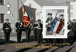 Timbre Saint-Pierre et Miquelon - Drapeau de la gendarmerie