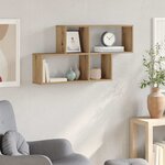 vidaXL Étagère murale chêne artisanal 100x18x53 cm bois d'ingénierie