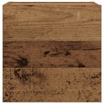 vidaXL Meubles TV muraux 6 Pièces vieux bois bois d'ingénierie