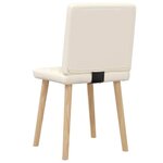 vidaXL Chaises à manger lot de 2 Lin