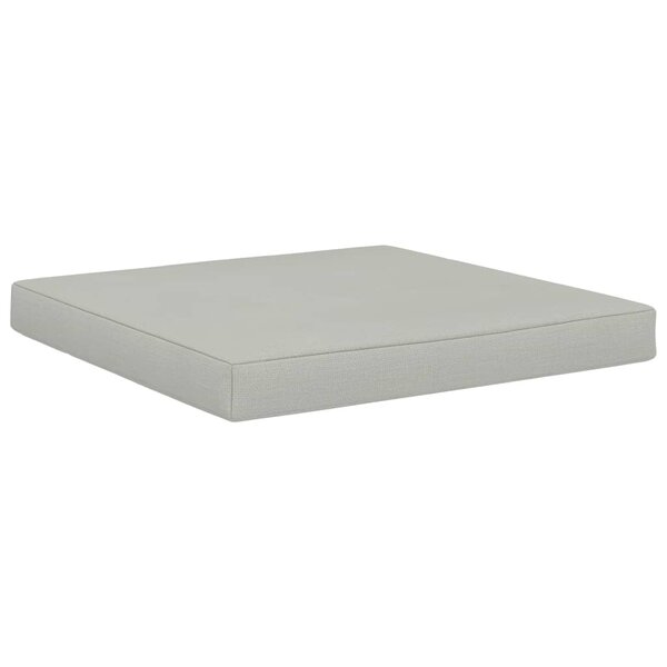 vidaXL Coussin de plancher de palette 60x61 5x6 cm Beige Tissu