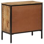 vidaXL Buffet 70x35x70 cm bois de manguier brut massif