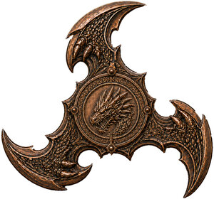 Monnaie DRAGON TALON Shaped Medaille Cuivre (PRÉCOMMANDE)