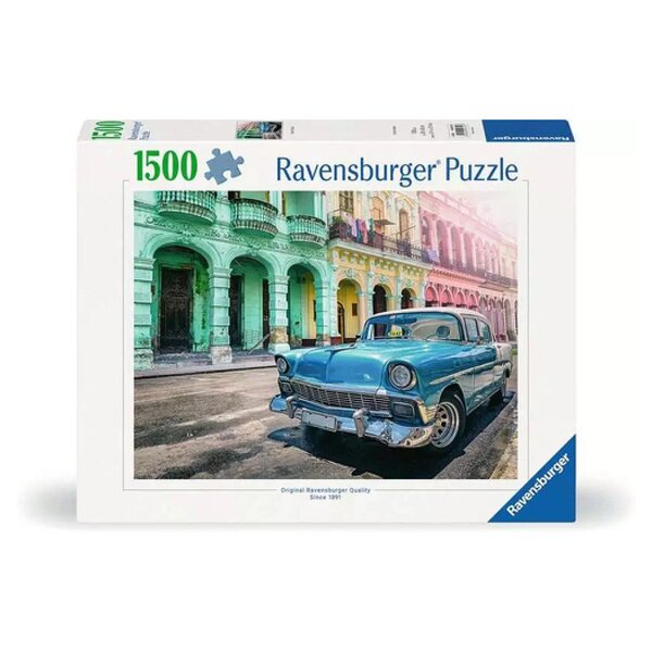 Puzzle 1500 pièces - Les Voitures de Cuba
