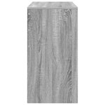 vidaXL Bureau d'écriture Gris sonoma Bois d'ingénierie 90 x 40 x 76 cm