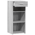 vidaXL Buffet sonoma gris 40x42 5x93 cm bois d'ingénierie