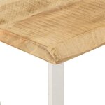 vidaXL Table console à live edge 105x33x76 cm bois de manguier massif