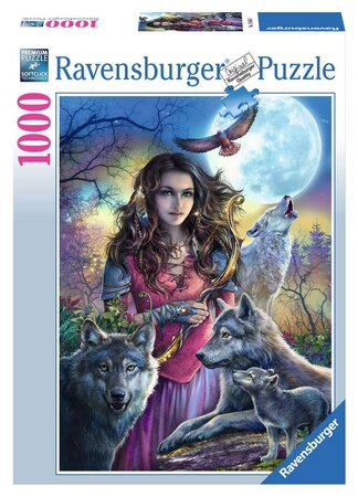 Ravensburger puzzle 1000 pièces - la maitresse des loups