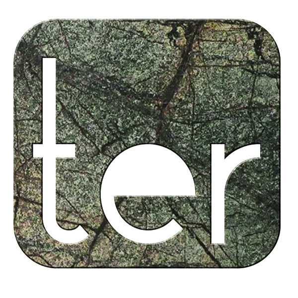 Numéro TER- Numéro adhésif pour boîtes aux lettres- Pierre véritable 50 mm  ORIGINES