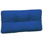 vidaXL Coussins de palette lot de 5 bleu royal tissu