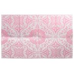 vidaXL Tapis d'extérieur Rose 190x290 cm PP