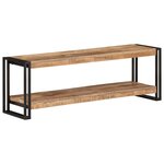 vidaXL Meuble TV 120x30x40 cm Bois de manguier brut