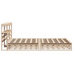 vidaXL Cadre de lit sans matelas 140x190 cm bois de pin massif