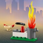 Lego 60318 city fire l'hélicoptere des pompiers  jouet pour filles et garçons +4 ans  figurine pompier et brique de démarrage