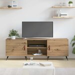 vidaXL Meuble TV chêne artisanal 150 x 30 x 50 cm Bois d'ingénierie