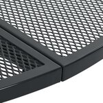 vidaXL Ensemble de chaises de jardin empilables 5 Pièces anthracite