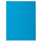Paquet De 50 Chemises 1 Rabat Rock''s 210 - 24x32cm - Bleu - X 5 - Exacompta