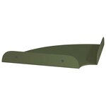 vidaXL Étagère flottante avec étagère 4 Pièces Vert olive 18 x 18 x 2 cm