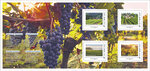 Collector 4 timbres - Carnet de voyage - Nouvelle-Aquitaine - Terres de Vignes - Lettre Verte