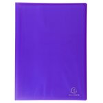 Protège-documents En Polypropylène Semi Rigide Chromaline 60 Vues - A4 - Violet - X 12 - Exacompta