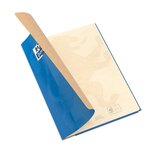 Cahier piqûre EASYBOOK KRAFT24 x 32 cm 96p 90g coloris aléatoire OXFORD