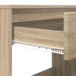 vidaXL Bureau Chêne Sonoma 100 x 50 x 78 cm Bois d’ingénierie