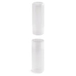 Tube plastique postal rond transparent visio 55x440 mm (lot de 56)