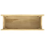 vidaXL Lit surélevé de jardin 50x18x18 cm Bois de pin imprégné